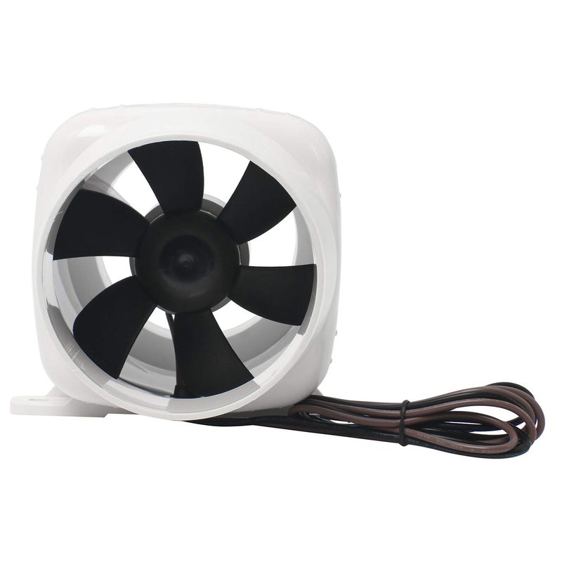 NovelBee 12V 270CFM Electric 4" in-Line Marine Bilge Air Blower with Six Blade Fan Maximize Air Flow and Efficiency - Image 4